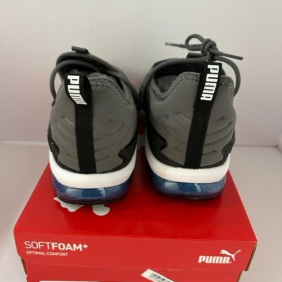 PUMA Men's Electron 2.0 Logo Mesh Lace-Up Sneakers Gray Size: 11 New In Box - Picture 6 of 6